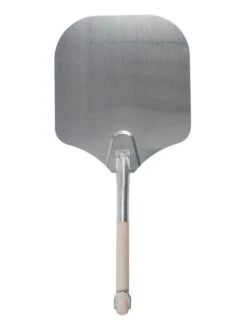 PALA PER PIZZA IN ALLUMINIO CON MANICO IN LEGNO